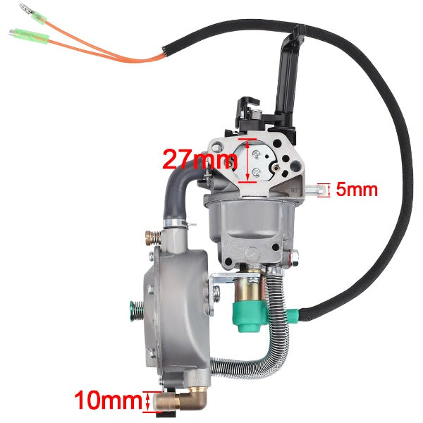 Hipa Dual Fuel LPG Carburetor For Duromax XP10000EH 10000 Watts Generator Mower XP8500E Generator 16HP Engine Motor - 0