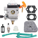 Hipa FS90R Carburetor Kit for Stihl FS 90R FS90 FS87 FS87R FS100 FS110 FS110R String Trimmer Brushcutter Replace 4180-120-0608 C1Q-S174-1