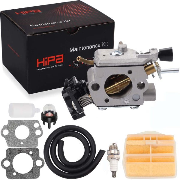 Hipa C1M-EL37B Carburetor Kit for Husqvarna 450E 450 445 445E Rancher Chainsaw # 506 45 04-01 5312156-01