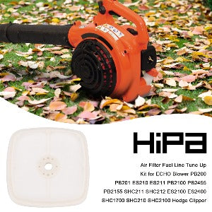 Hipa Air Filter Fuel Line Tune Up Kit for ECHO Blower PB200 PB201 ES210 ES211 PB2100 PB2455 PB2155 SHC211 SHC212 ES2100 ES2400 SHC1700 Hedge Clipper - 0