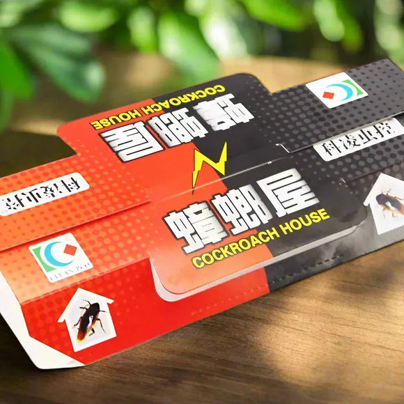 10Pcs Cockroach Sticky Glue Traps 🪳✨ | Eco-Friendly Pest Repellent 🌱 | Non-Toxic Roach Control 🚫