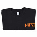 Free Hipa Black T-Shirt, Cotton Crewneck Tee, Breathable (L, XL, XXL, XXXL)-1