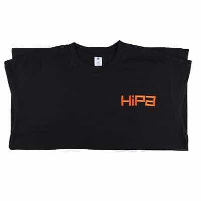 Free Hipa Black T-Shirt, Cotton Crewneck Tee, Breathable (L, XL, XXL, XXXL)