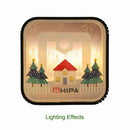 Hipa Christmas House Ornaments Night Light For Home Bedroom Decor, Touch switch-1
