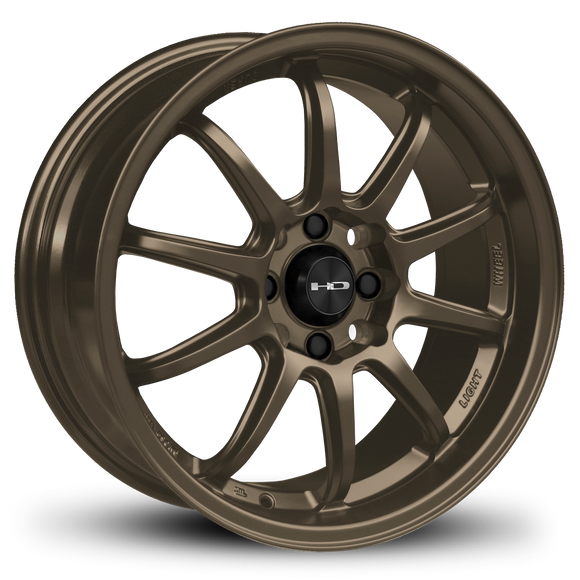 HD Wheels Clutch 15x6.5 +40 4x100/4x114.3mm 73.1mm Satin Bronze