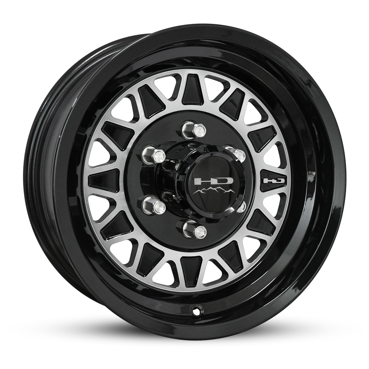 HD Trailer HDT Cast 15x6 +0 6x139.7mm 108mm Gloss Black/Machined Face ...