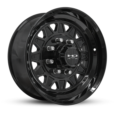 HD Trailer HDT Forged 17.5x6.75 +0 8x165mm 128.6mm Gloss Black