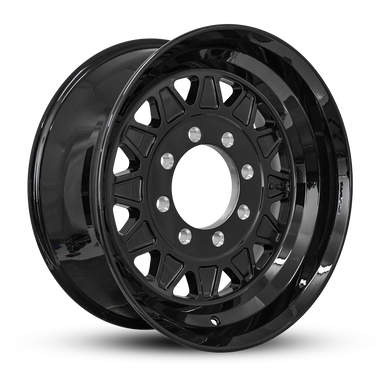 HD Trailer HDT Forged 17.5x6.75 +0 8x165mm 121.2mm Gloss Black - CAP NOT INCLUDED