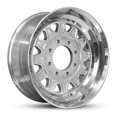 HD Trailer HDT Forged 17.5x6.75 +0 8x165mm 121.2mm Full Polish