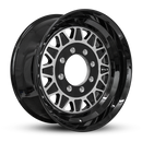 HD Trailer HDT Forged 17.5x6.75 +0 8x165mm 121.2mm Gloss Black/Machined Face - CAP NOT INCLUDED-1