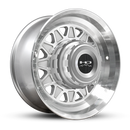HD Trailer HDT Forged 17.5x6.75 +0 8x165mm 121.2mm Gloss Silver/Machined Face - CAP NOT INCLUDED-2