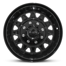 HD Trailer HDT Forged 17.5x6.75 +0 8x165mm 128.6mm Gloss Black-3