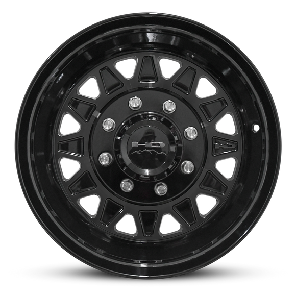 HD Trailer HDT Forged 17.5x6.75 +0 8x165mm 128.6mm Gloss Black