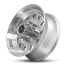 HD Trailer HDT Forged 17.5x6.75 +0 8x165mm 128.6mm Gloss Silver/Machined Face-2