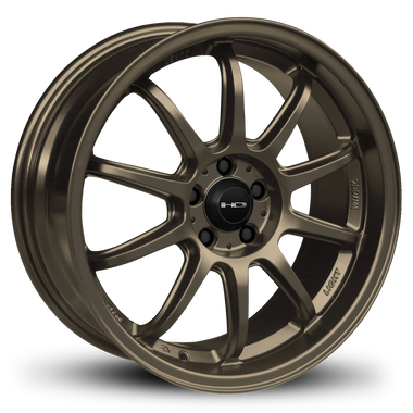 HD Wheels Clutch 17x7.5 +35 5x100mm 73.1mm Satin Bronze
