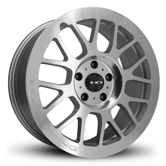 HD Wheels Gear 18x7.5 +35 5x100mm 73.1mm Gloss Silver/Machined Face