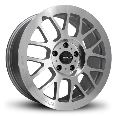 HD Wheels Gear 18x9 +45 5x112mm 73.1mm Gloss Silver/Machined Face