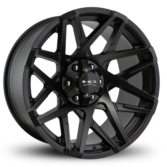 HD Offroad Canyon 20x10 -25 5x127/5x139.7mm 78.1mm Satin Black
