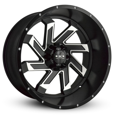 HD Offroad Saw 22x12 -44 6x135/6x139.7mm 106.2mm Satin Black/Machined Face