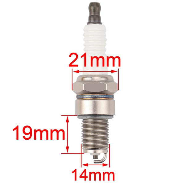 HIPA Spark Plug for HONDA GX120 GX160 GX200 GX240 GX270 GX340 GX390 Engine Lawn Mower Tractor Rototiller(Set of 2) - 0