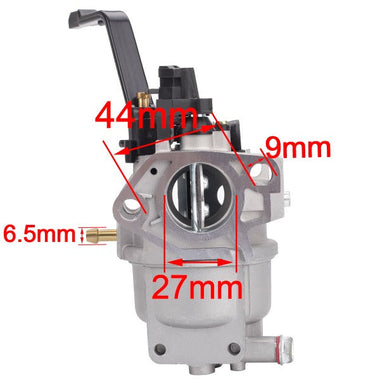 Hipa 0J25910112 Carburetor Kit for Generac GP6500 GP6000E GP6500E GP7500 GP7500E GP8000E 420cc Portable Generator + 17211-899-000 Air Filter - 0