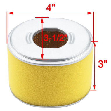 Hipa 2 Pack 17210-ZE2-515 Air Filter for Honda GX240 GX270 8HP 9HP Portable Generator WT30 Water Pump FR800 Tiller 17210-ZE2-822 - 0