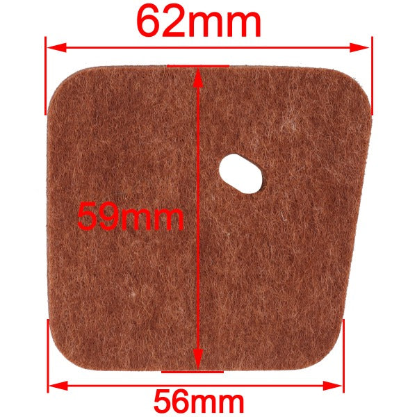 Hipa 5-Pack Air Filter 4140 124 2800 for STIHL FS 55R FS55R FS38 FS45 FS46 FS55 KM55 HL45 HS45 FC55 Edger String Trimmer - 0