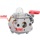 Hipa Carburetor Kit for Homelite ST155 ST145 ST175 ST185 ST275 ST285 ST385 ST485 SX135 GST18 HBC18 String Trimmer # WT-458 WT-476-3