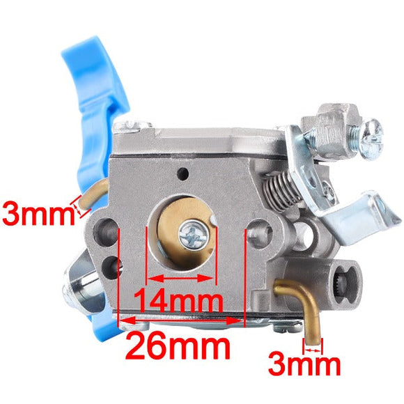 Hipa 125B Carburetor Kit for Husqvarna 125BVX 125BX Leaf Blower Parts 28CC 170-MPH 470-CFM Replace 545081811 545112101 581798001