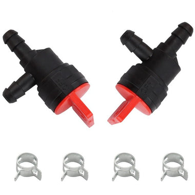 Hipa (Pack of 2) 1/4 inch 90 Degree Fuel Shut Off Valve for Tecumseh 35857 BS 698181 494539 697944 Engine - 0