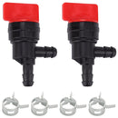 Hipa (Pack of 2) 1/4 inch 90 Degree Fuel Shut Off Valve for Tecumseh 35857 BS 698181 494539 697944 Engine-1