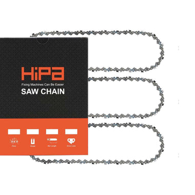 Hipa 14 Inch Low Kickback Chain 3/8 LP .043 52 DL for S52 Worx WG384 Husqvarna H38-52 120i 136Li 436Li EGO CS1401 CS1400 RYOBI RY40502 Chainsaw