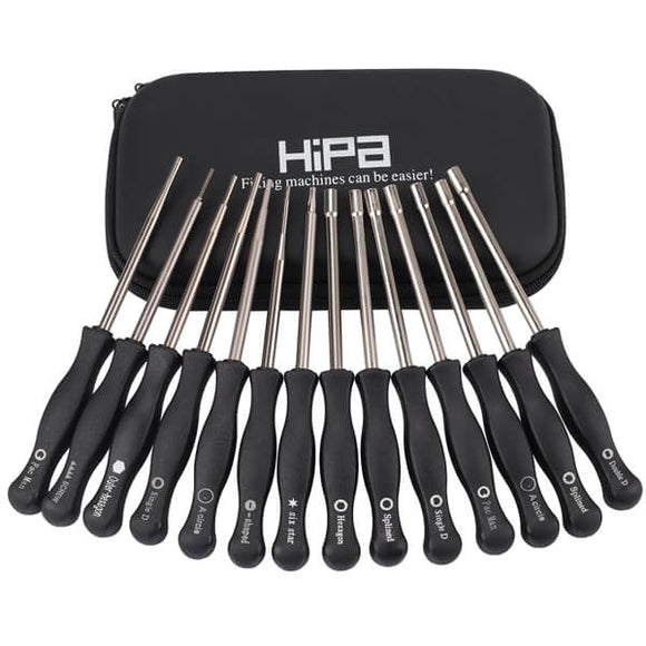 Hipa 2-Stroke Engine Carburetor Adjustment Tool Tuning Set for Stihl Poulan Echo Husqvarna Chainsaw Weed Eater Trimmer Blower Edger Hedge Pack-of-14