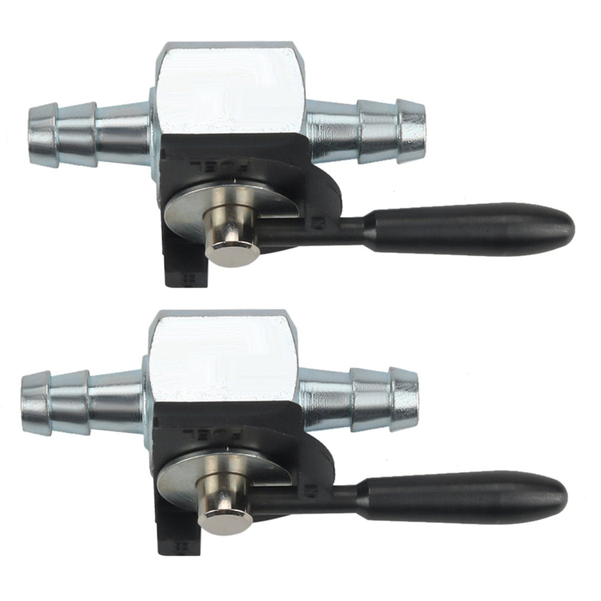 2-Pack 1/4 inch Heavy Duty Fuel Gas Shut-Off Valve Steel In-line Cut-O ...