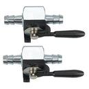 2-Pack 1/4 inch Heavy Duty Fuel Gas Shut-Off Valve Steel In-line Cut-Off ATV Lawn Mower for #Oregon 07-403 Scag 48568 Rotary 868-1
