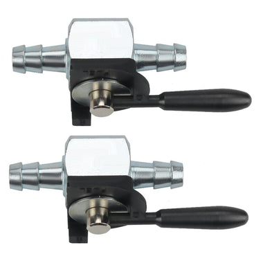 2-Pack 1/4 inch Heavy Duty Fuel Gas Shut-Off Valve Steel In-line Cut-Off ATV Lawn Mower for #Oregon 07-403 Scag 48568 Rotary 868