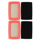 Hipa 2pcs 544271501 Air Filter For # 512652001 Husqvarna 170BF 170BT 370BTS Backpack Blower-1