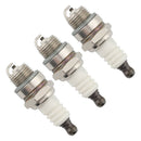 Hipa 3pcs L7T Spark Plug for 33cc 43cc 47cc 49cc 2-Stroke Mini Pocket Bike ATV Quad Scooter Trimmer Blower Chainsaw Brushcutter Strimmer Lawn Mower-2