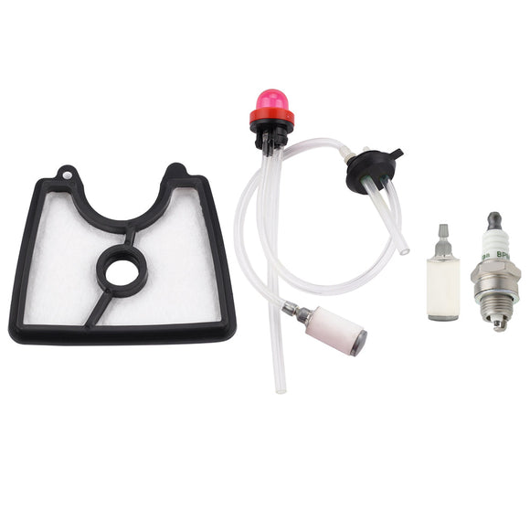 Hipa 5451121-01 Air Filter Kit for Husqvarna 125B 125BX 125BVX 28CC 2-Stroke Leaf Blower