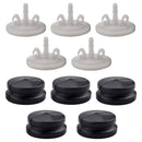 5-Pack Primer Bulb Kit For Toro CCR1000 CCR2000 CCR2400 2450 CCR3000 CCR3650 Replace Toro Lawnboy 44-2750 66-7460 Snowblower-1