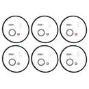 Hipa 6-pack Needle and Seat Carburetor Rebuild Kit for Tecumseh 631021 631021B 631021A V40 V50 V60 VM80 H30 VM100 HMSK HSSK LEV LH LV OH195 OHH OHM120 OVRM120 Engine-1
