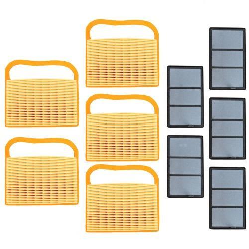 5-Pack Air Filter Set For Stihl TS410 TS420 TS480 TS500i Concrete Cut-Off Saws Replace 4238-141-0300 4238-140-1800 4238-140-4402