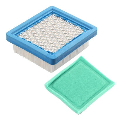Hipa 36046 Air Filter 36634 Pre Filter for Tecumseh Ohh60 Ohh50 Ohh55 Ohh65 Oh95 Oh195 Vlv50 Vlv55 Vlv60 Vlv66 Vlv126 4 & 5.5 Hp Engine Lawn Mower (2 Pack)