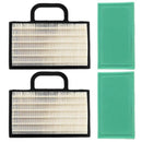 Hipa Air Pre Filter fits BRIGGS & STRATTON 499486S 499486 698754 405700-407700 Intek V-Twin Engine John Deere GY20575 MIU11286 Lawn mower (2 Pack)-1