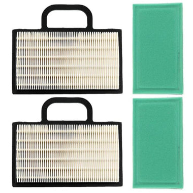 Hipa Air Pre Filter fits BRIGGS & STRATTON 499486S 499486 698754 405700-407700 Intek V-Twin Engine John Deere GY20575 MIU11286 Lawn mower (2 Pack)