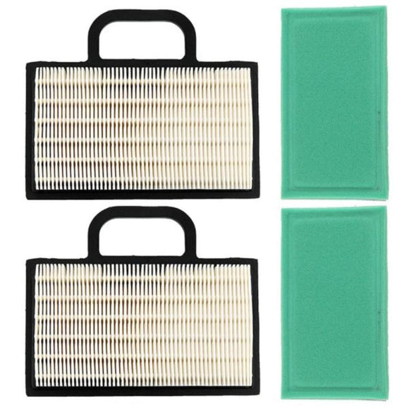 Hipa Air Pre Filter fits BRIGGS & STRATTON 499486S 499486 698754 405700-407700 Intek V-Twin Engine John Deere GY20575 MIU11286 Lawn mower (2 Pack)
