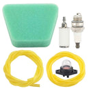 Hipa 5530037793 Air Filter Fuel Line Primer Bulb Spark Plug Kit Replacement Parts for Poulan Woodshark Wild Thing Craftsman 42CC Chainsaw-1