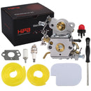 Hipa C1M-W26C Carburetor Kit for Poulan Pro P3314 PP4218 PP4018 PPB3416 PP3516 42cc Chainsaw # 545070601 530035590 530035589-1