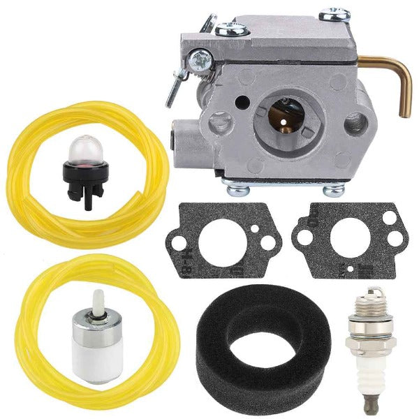 Carburetor Kit For Bolens MTD BL100 BL410 BL150 BL250 17-inch cut 31cc Gas String Trimmer Weed Wacker Replace Ryobi 791-182875 - 0