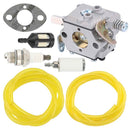 Hipa 640347A Carburetor Kit For Tecumseh TC200 TC300 640347A TM049XA Ice Auger 2-Cycle Engine Snowblower Replaces 640347-2